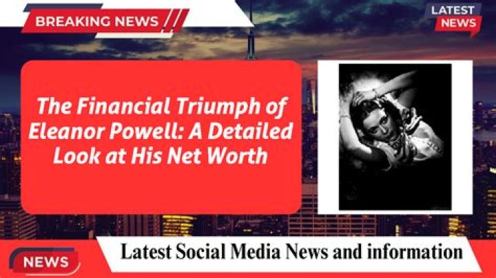 Eleanor Powell Net Worth
