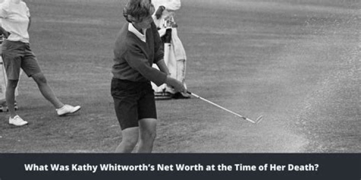 Kathy Whitworth Net Worth