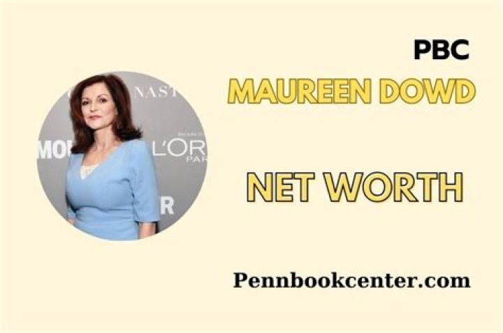 Maureen Dowd Net Worth