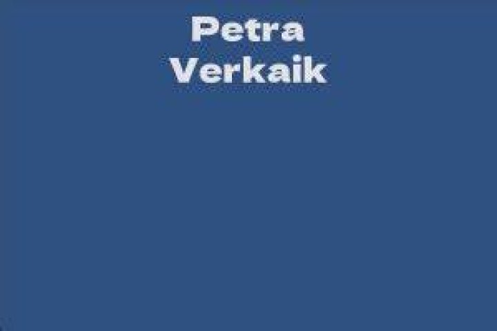 Petra Verkaik Net Worth