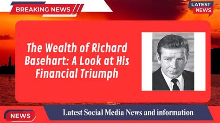 Richard Basehart Net Worth