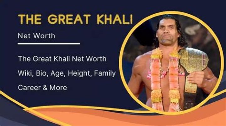 The Great Khali Net Worth